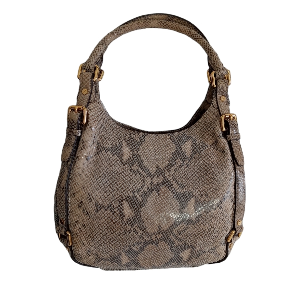 Michael Kors Snake Patterned Leather Purse - Picture 8 of 14